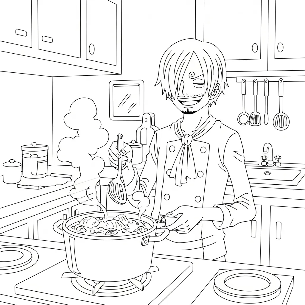One Piece Kleurplaat 14 One Piece Kleurplaat 6