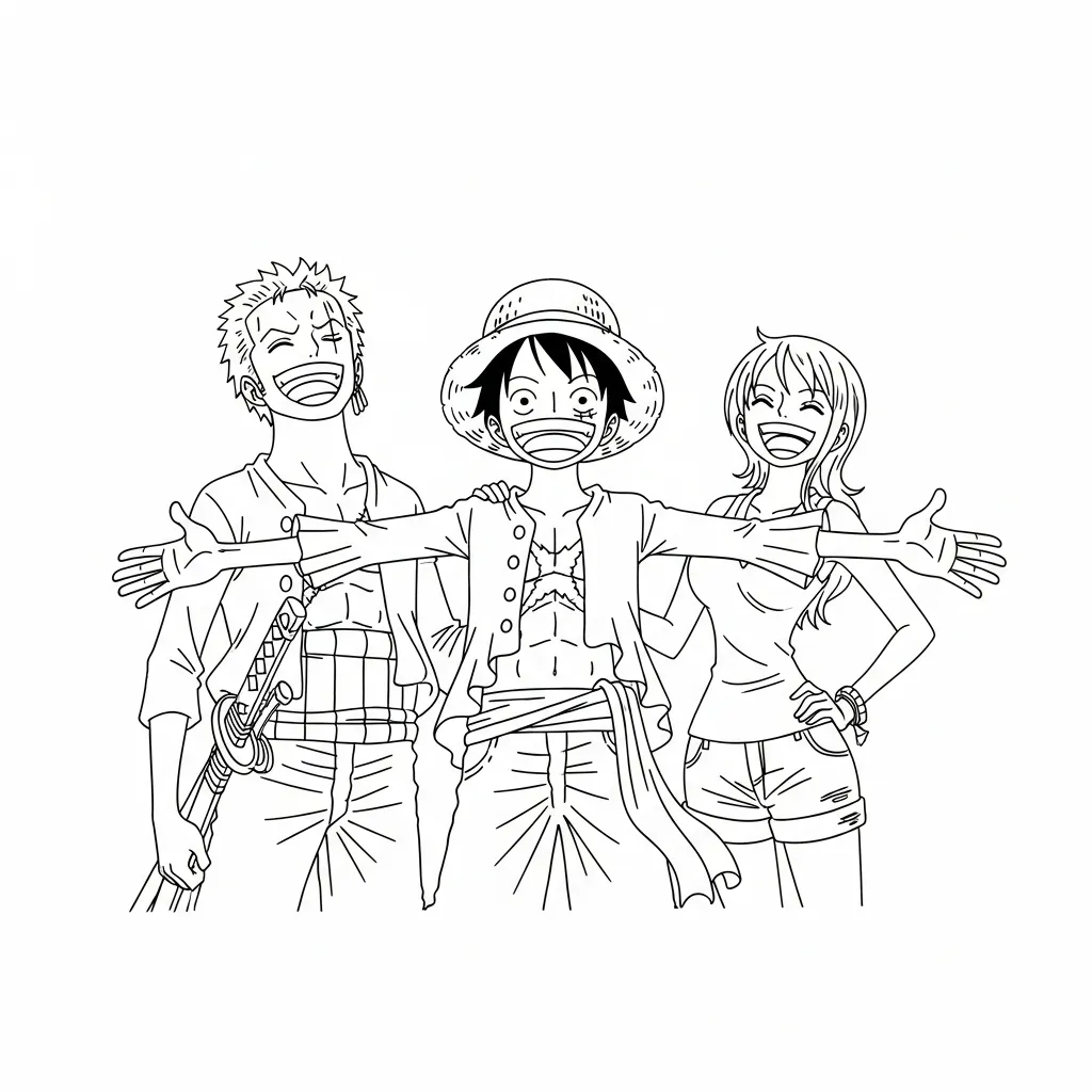 One Piece Kleurplaat 16 One Piece Kleurplaat 8