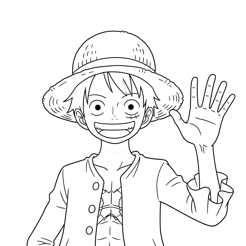 One Piece Kleurplaat 17 One Piece Kleurplaat 9