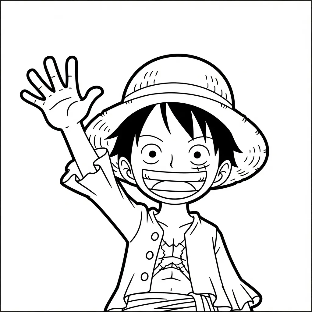 One Piece Kleurplaat 18 One Piece Kleurplaat 10