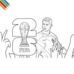 Portugees voetbalelftal WK 2026 Kleurplaat thumbnail