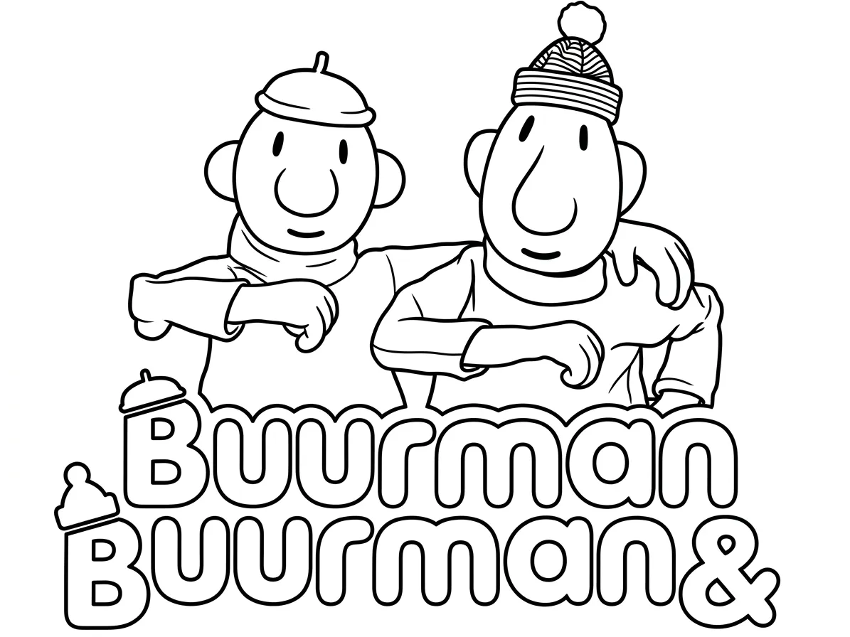 Buurman En Buurman Kleurplaat 10 Buurman En Buurman Kleurplaat 2