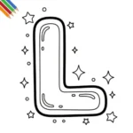 Letter L Kleurplaat 4 Letter L Kleurplaat thumbnail