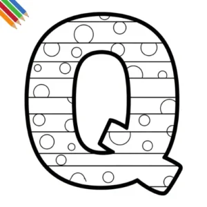 Letter Q Kleurplaat thumbnail
