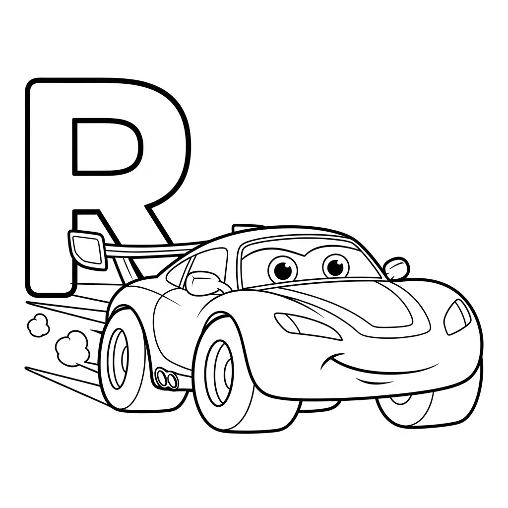 Letter R Kleurplaat 15 Letter R Kleurplaat 7