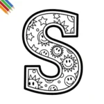 Letter S Kleurplaat thumbnail