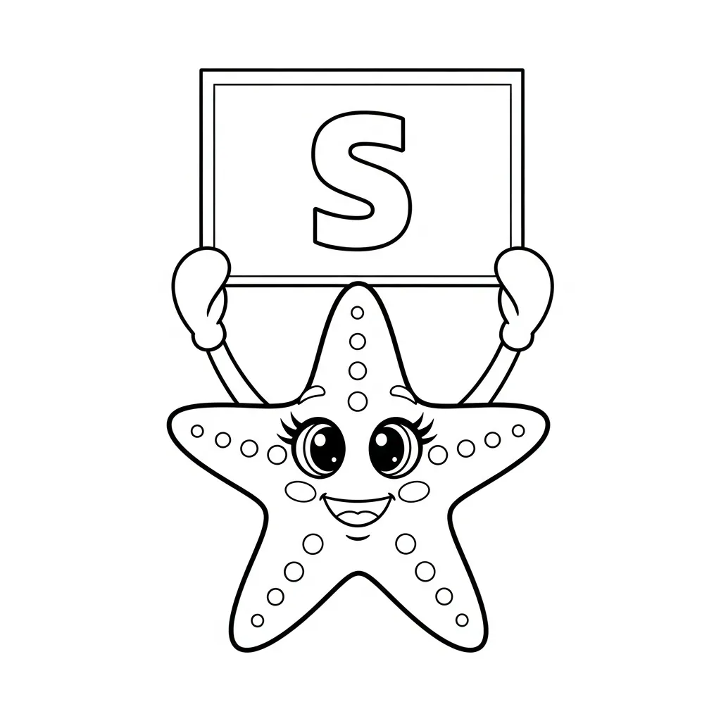 Letter S Kleurplaat 18