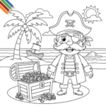 Piraten Kleurplaat 4 Piraten Kleurplaat thumbnail