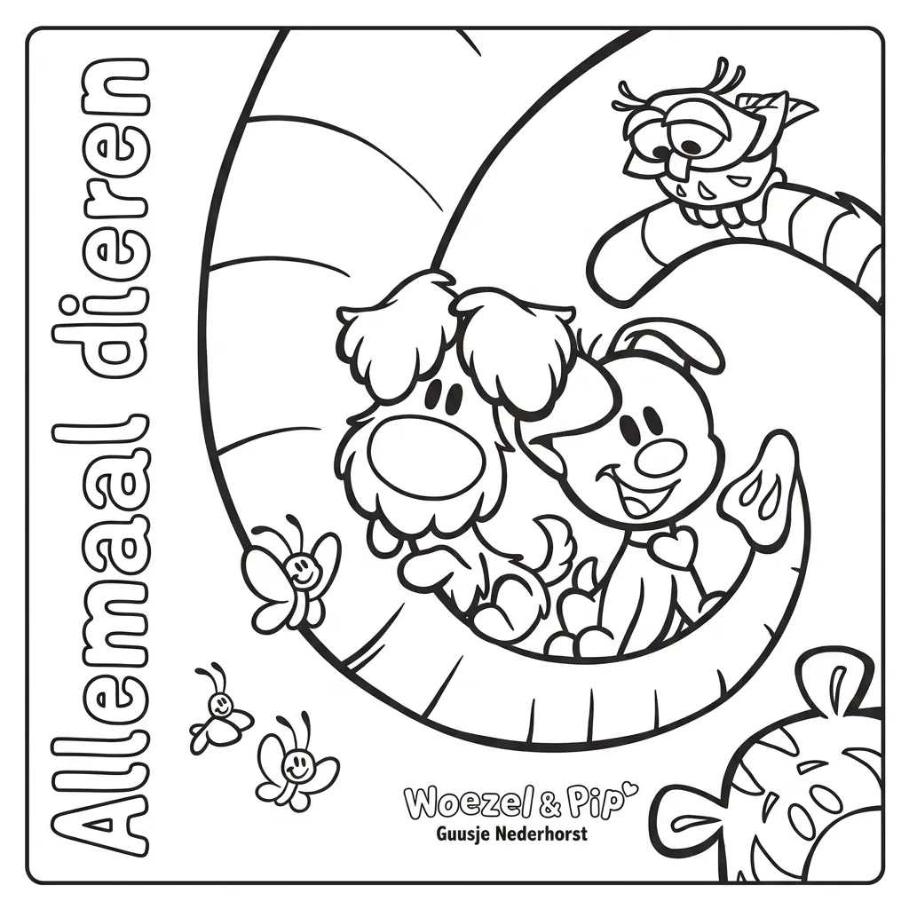 Woezel en Pip Kleurplaat 13