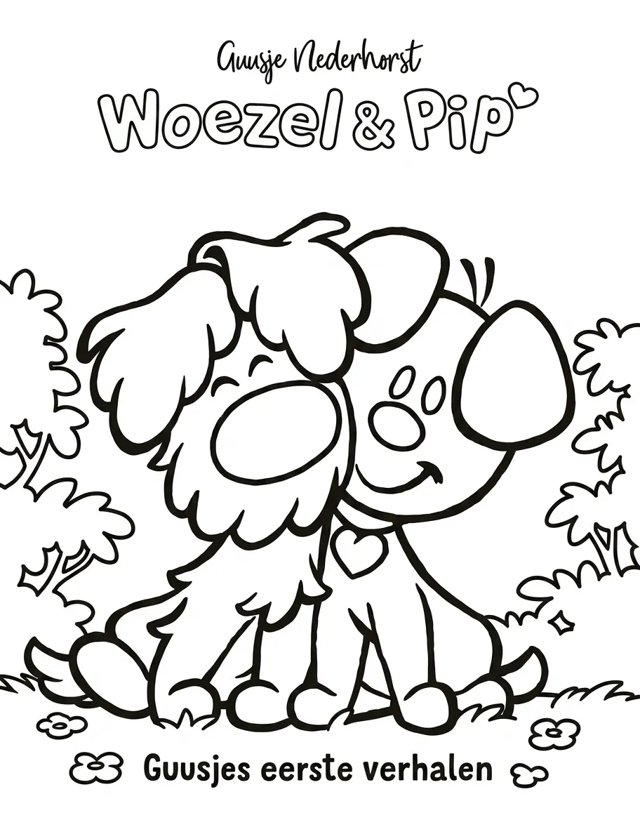 Woezel en Pip Kleurplaat 9