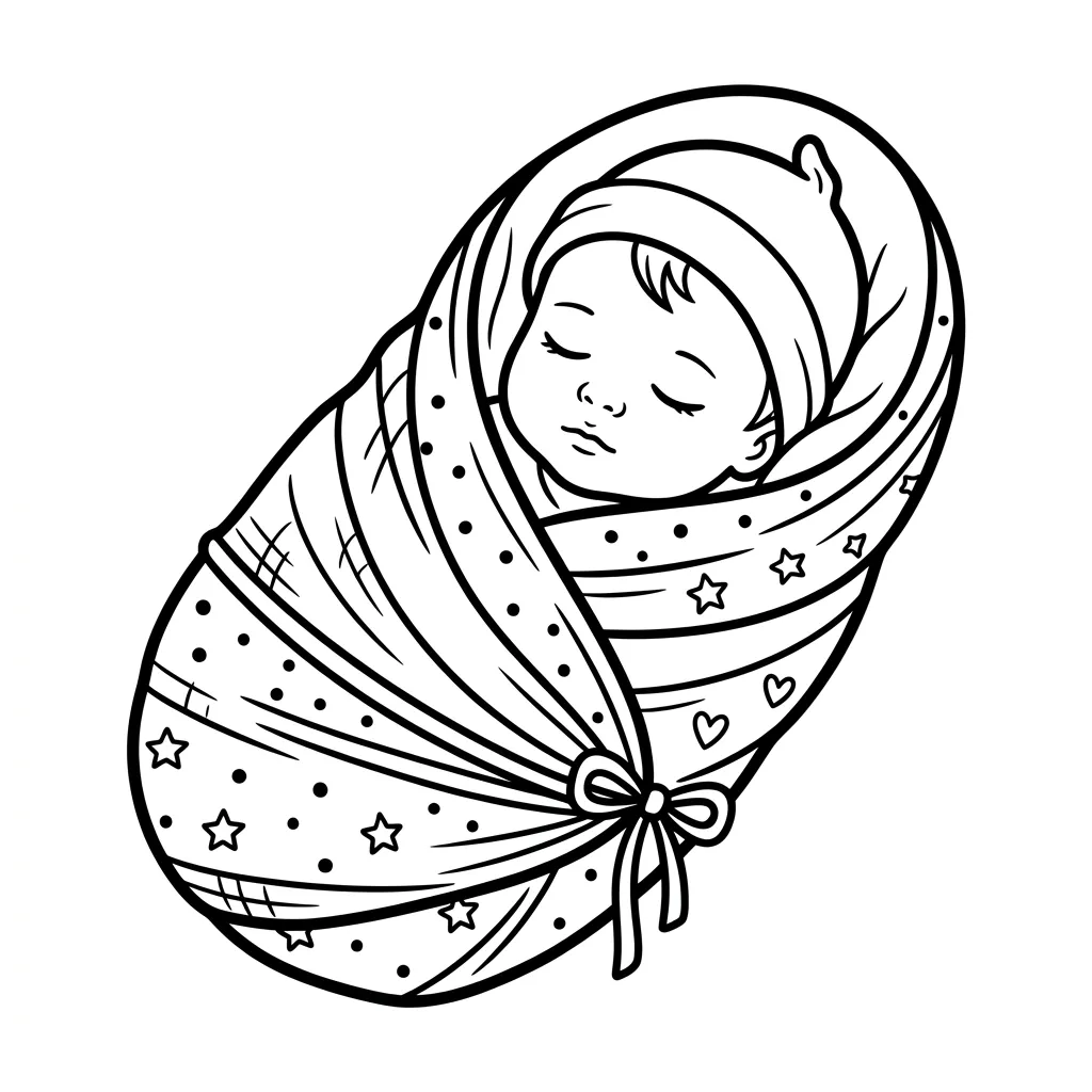 Kleurplaat Baby Geboren 13 Kleurplaat Baby Geboren 5