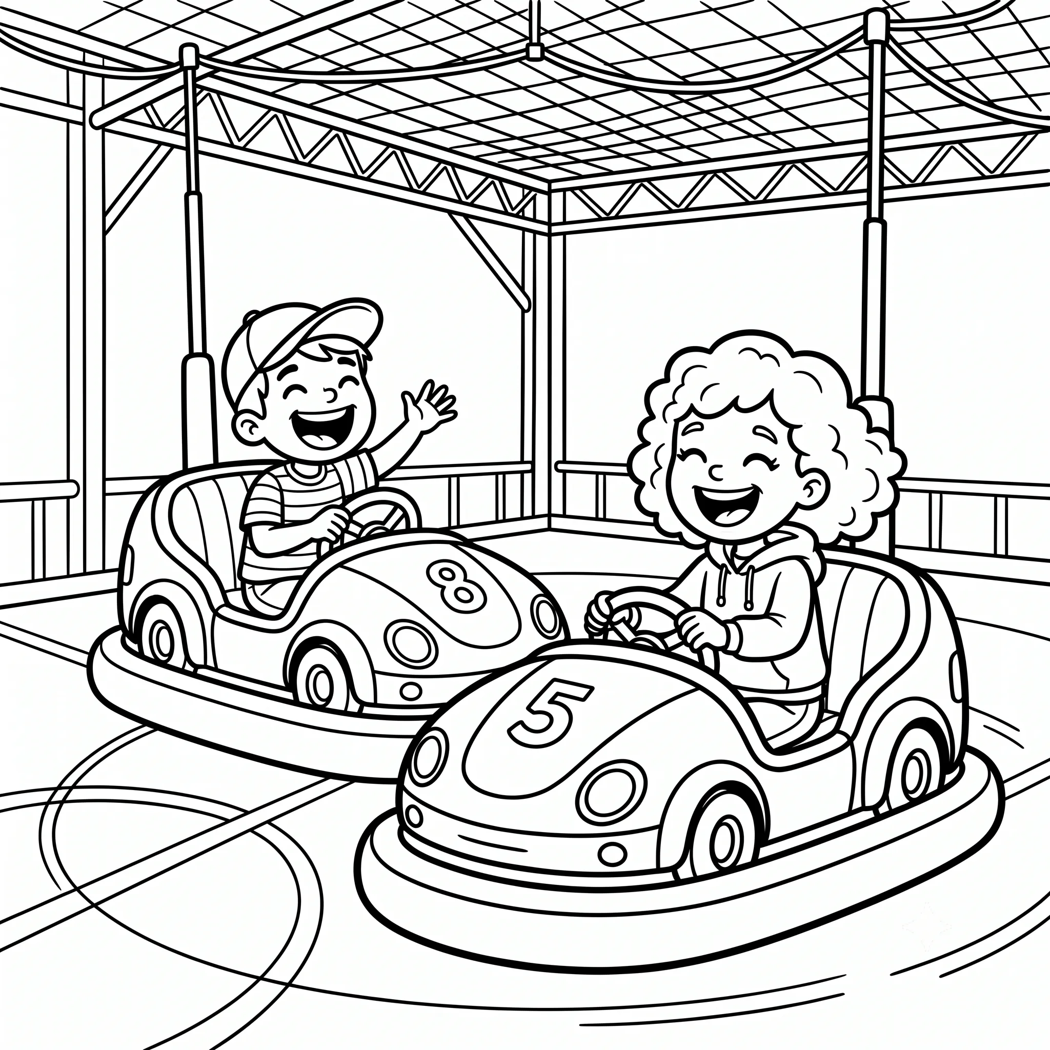 Kleurplaat Kermis 2