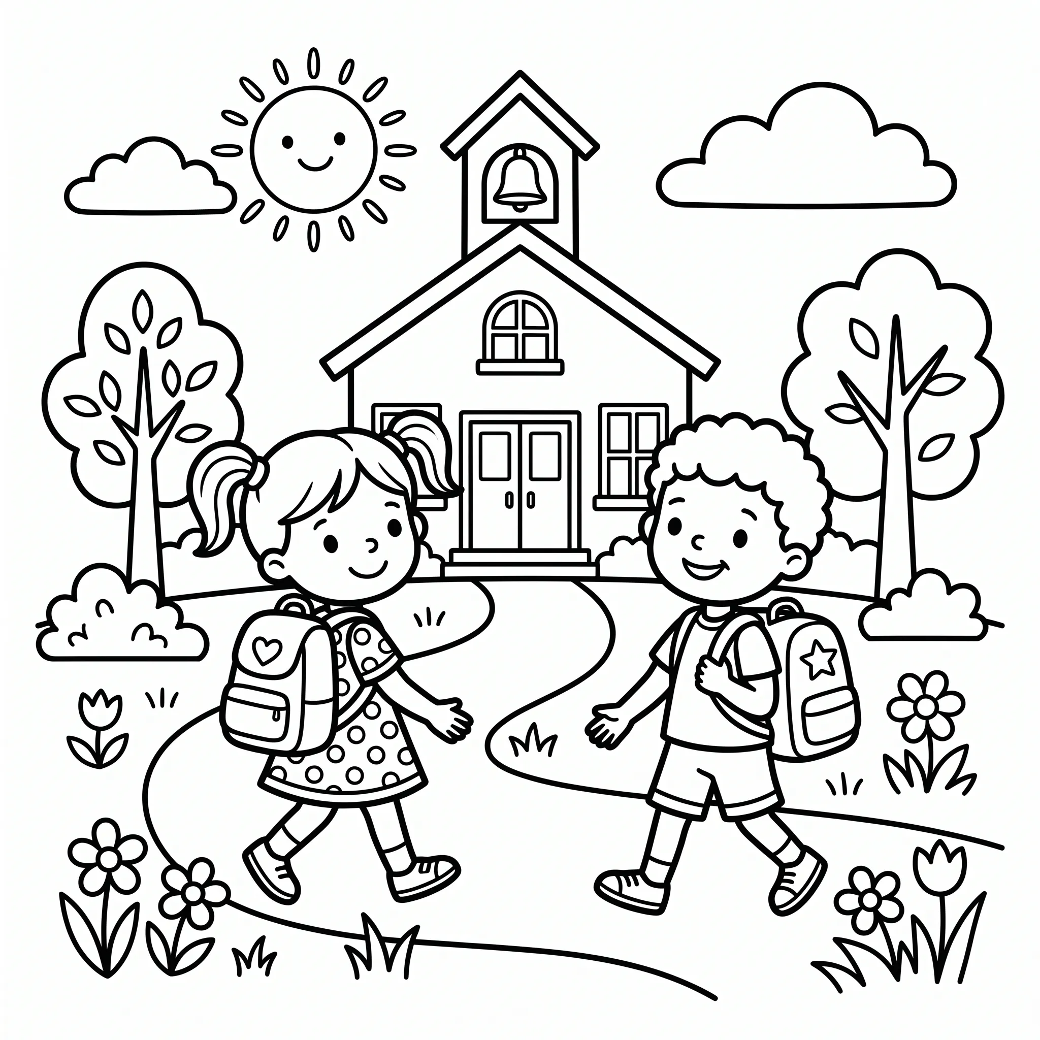 Kleurplaat Start Schooljaar 13 Kleurplaat Start Schooljaar 5