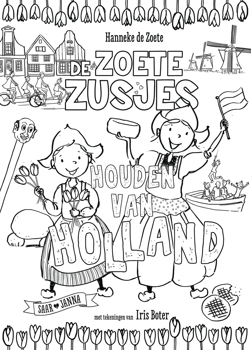 Kleurplaat Zoete Zusjes 14