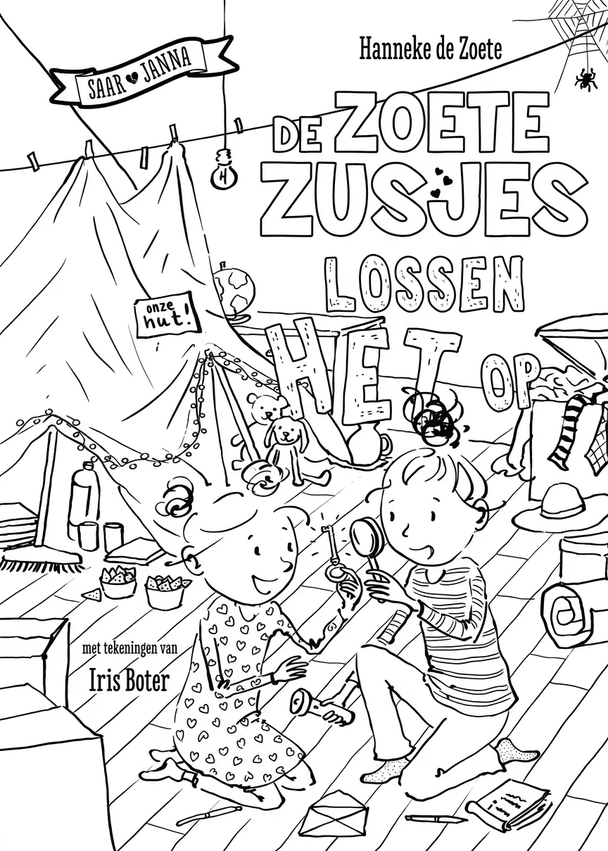 Kleurplaat Zoete Zusjes 9