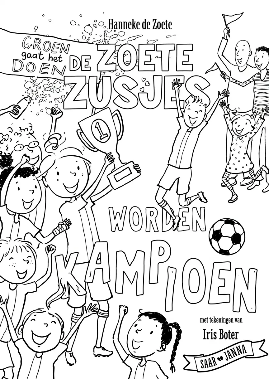 Kleurplaat Zoete Zusjes 7