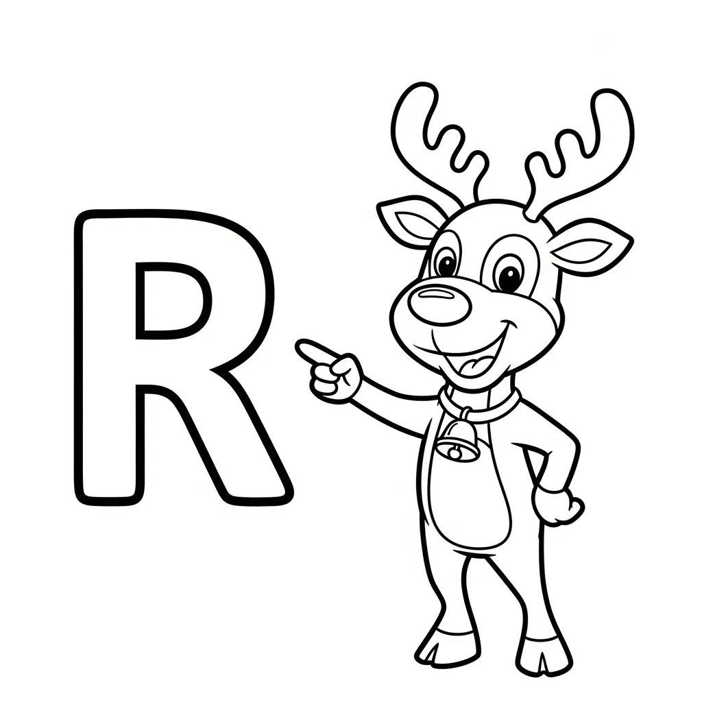 Letter R-dieren kleurplaat 19 Letter R dieren kleurplaat 11