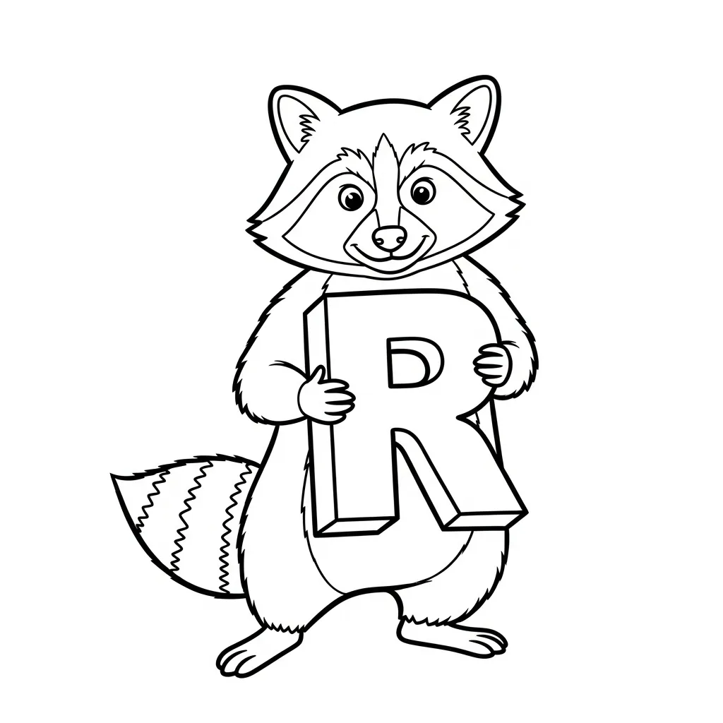 Letter R-dieren kleurplaat 21 Letter R dieren kleurplaat 13