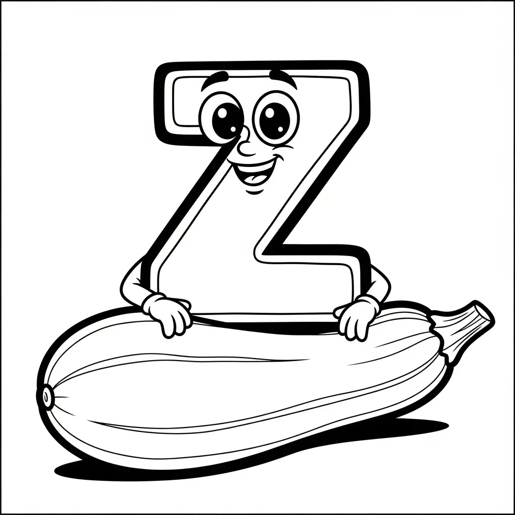 Letter Z Kleurplaat 12 Letter Z Kleurplaat 4