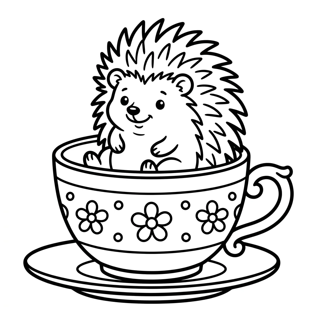 Egel Kleurplaat 11
