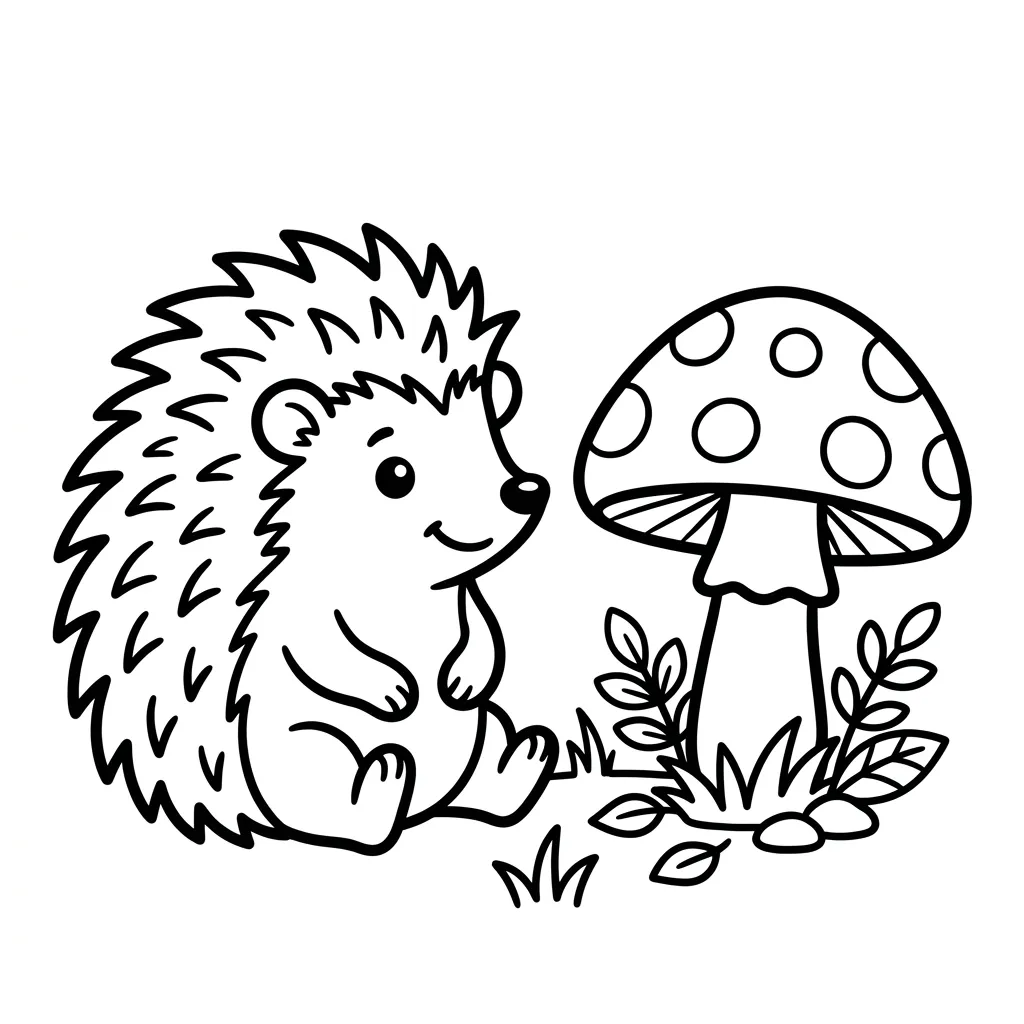 Egel Kleurplaat 1