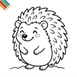 Egel Kleurplaat 4 Egel Kleurplaat thumbnail