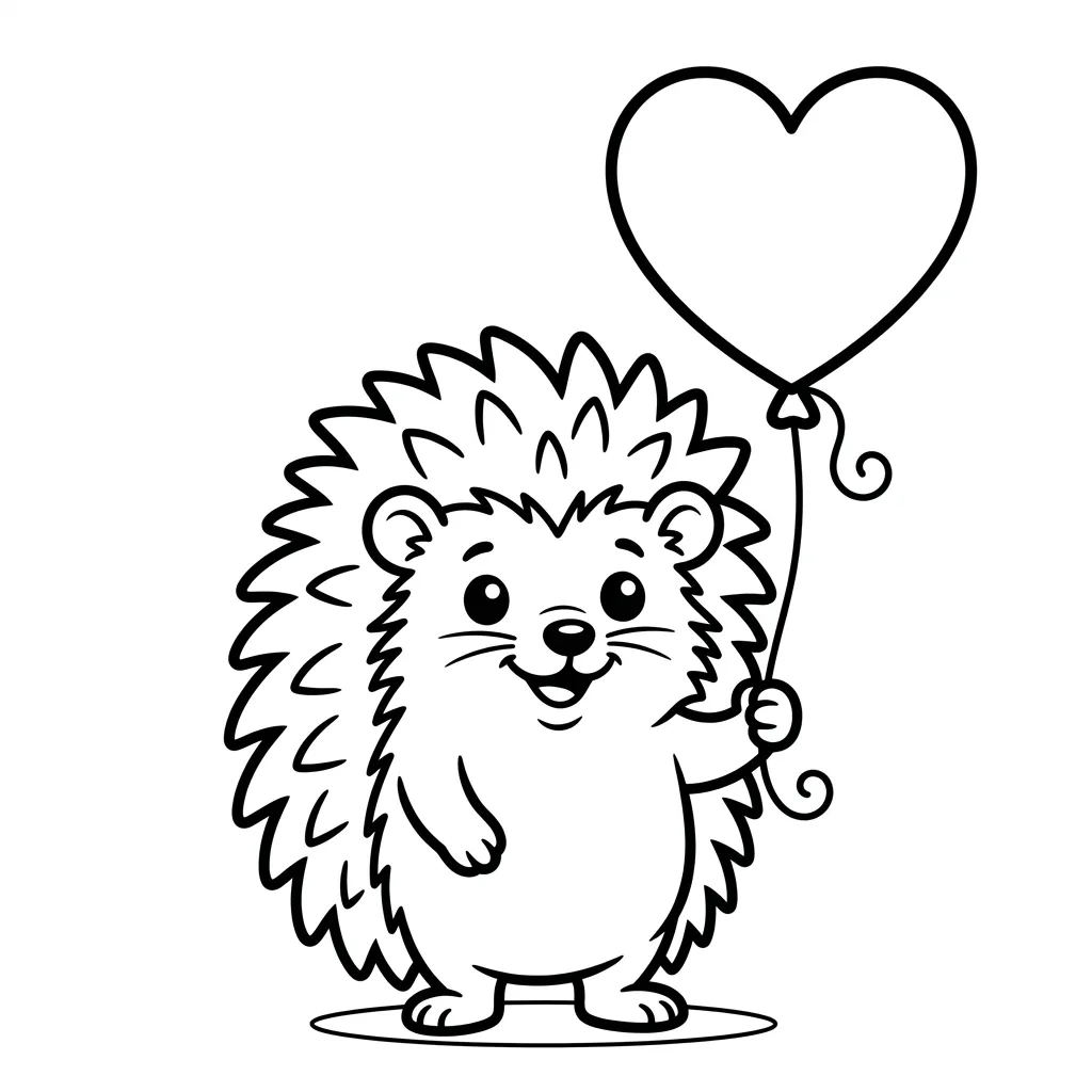Egel Kleurplaat 3