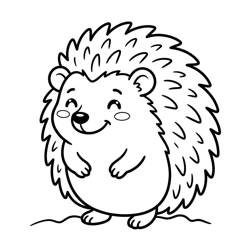 Egel Kleurplaat 5