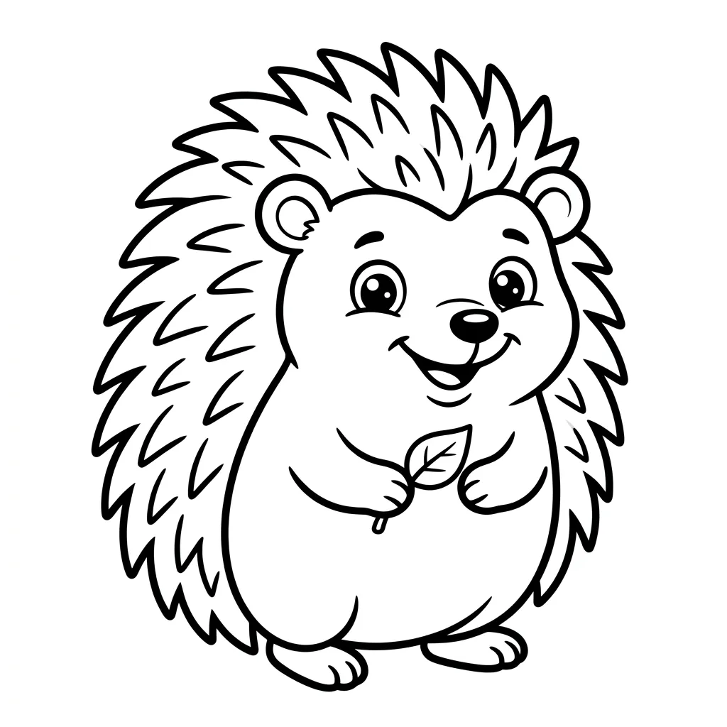 Egel Kleurplaat 6