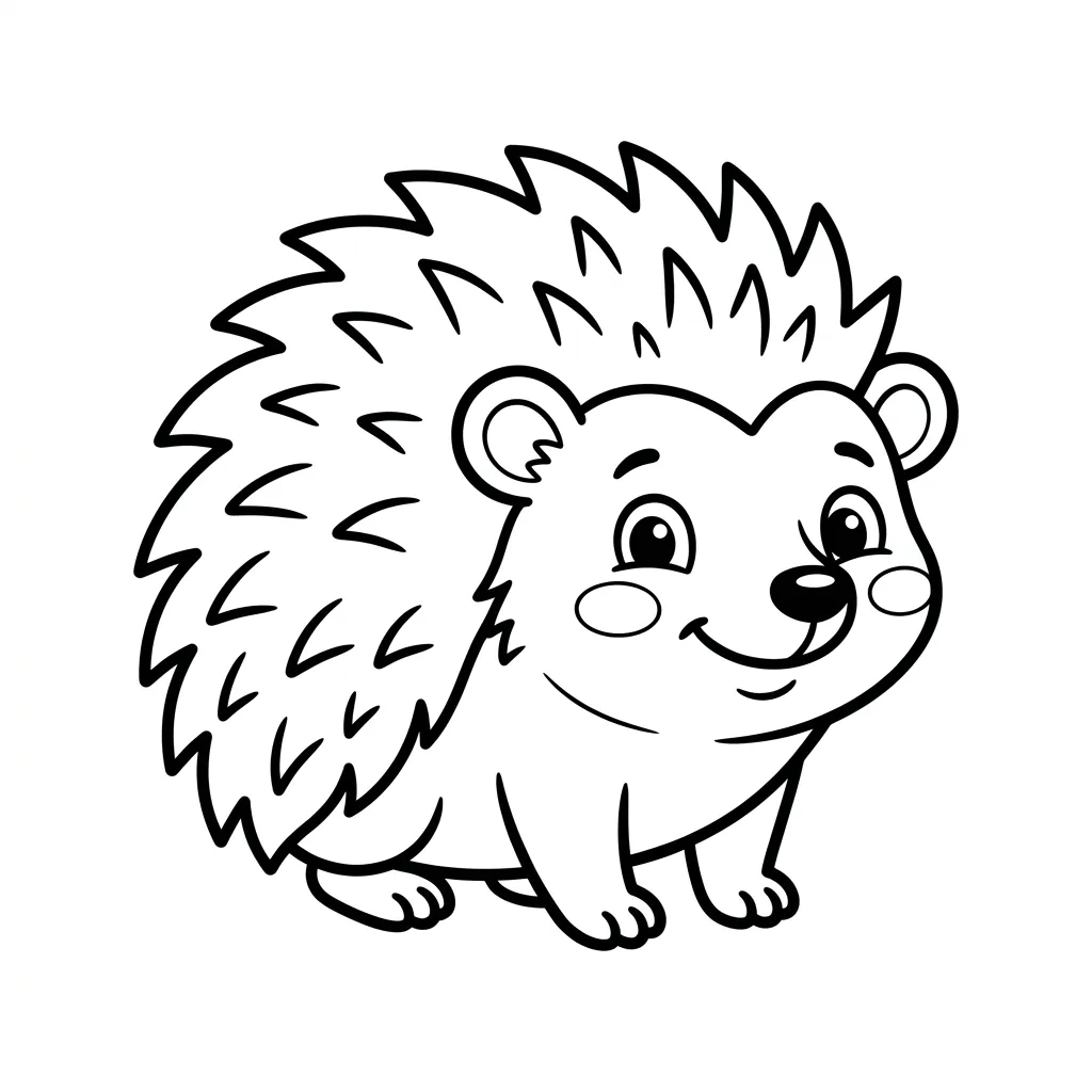 Egel Kleurplaat 7