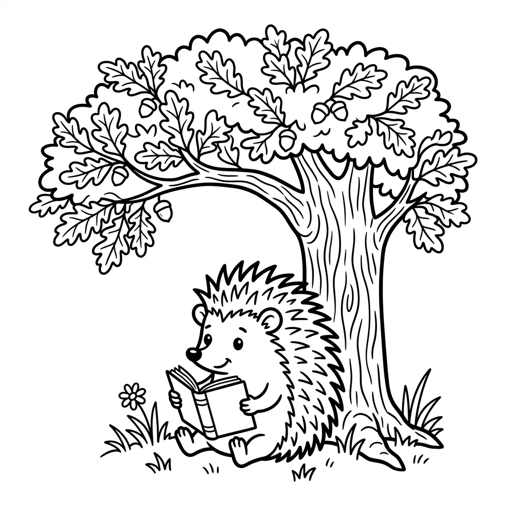 Egel Kleurplaat 10