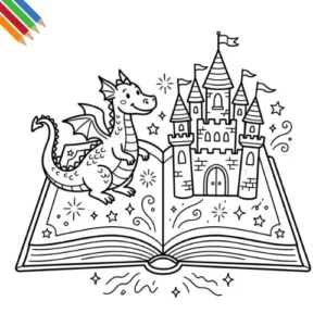 Kleurplaat Kinderboekenweek thumbnail