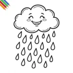 Kleurplaat Regen 4 Kleurplaat Regen thumbnail