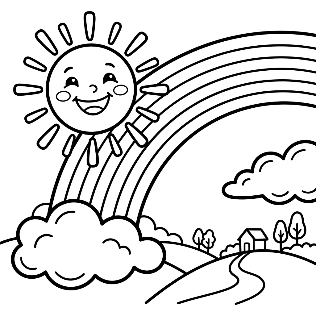 Kleurplaat Zon 20 Kleurplaat Zon 12