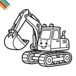 Graafmachine kleurplaat 4 Graafmachine kleurplaat thumbnail