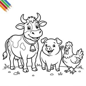 Kleurplaat Dierendag thumbnail