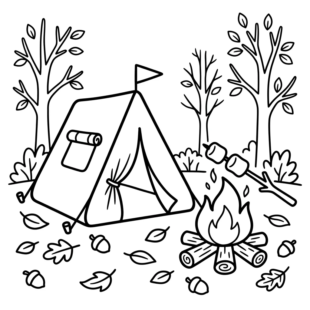 Kleurplaat Herfstvakantie 5