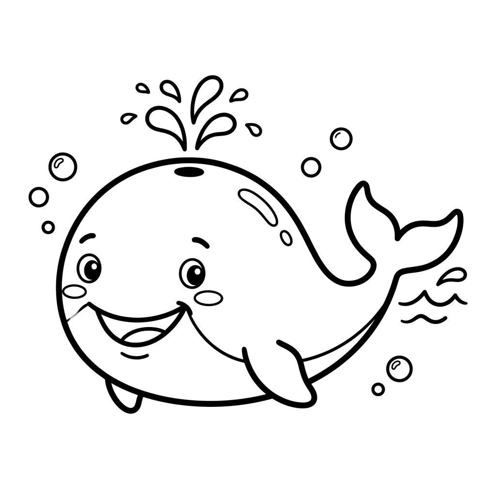 Walvis kleurplaat 10 Walvis kleurplaat 2