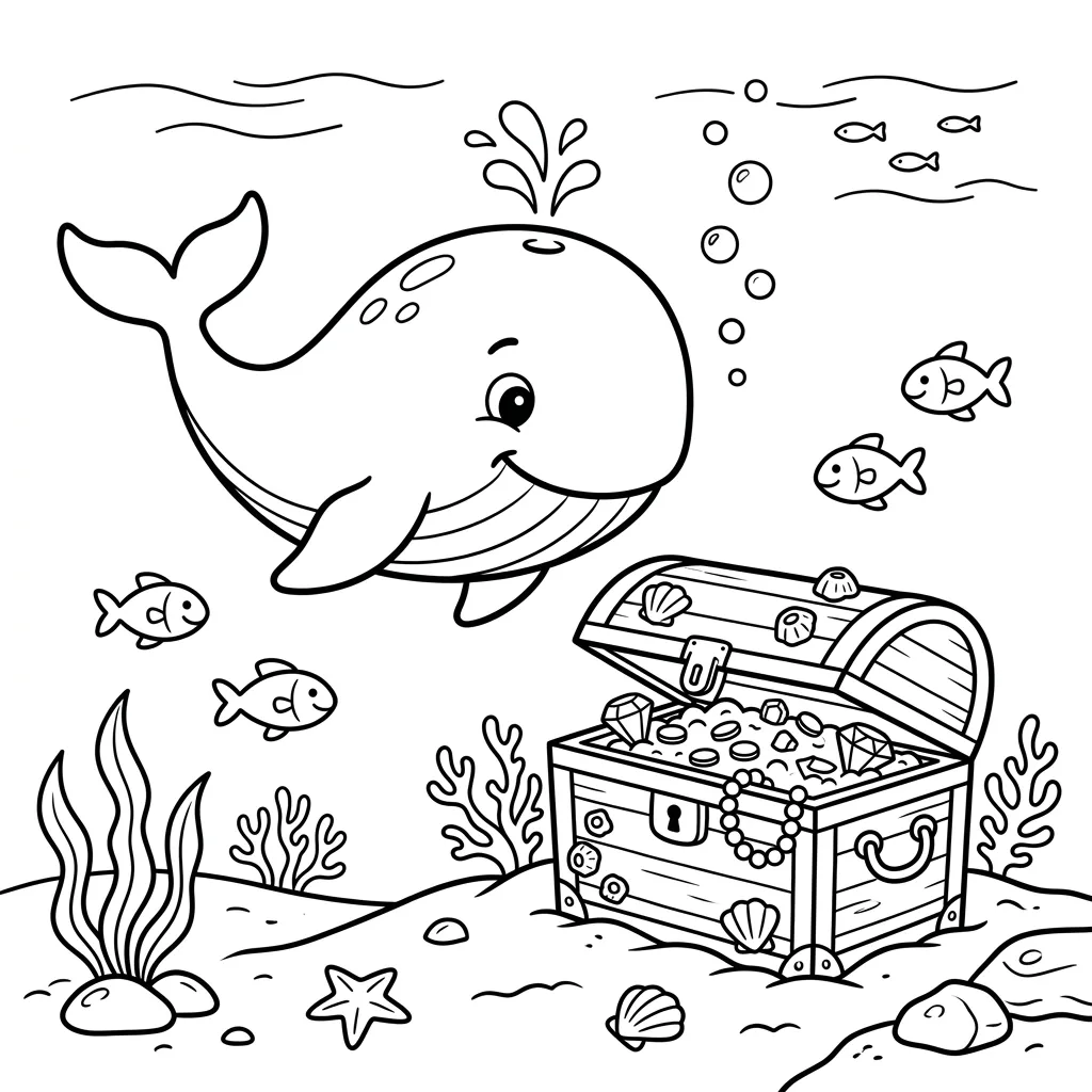 Walvis kleurplaat 11 Walvis kleurplaat 3