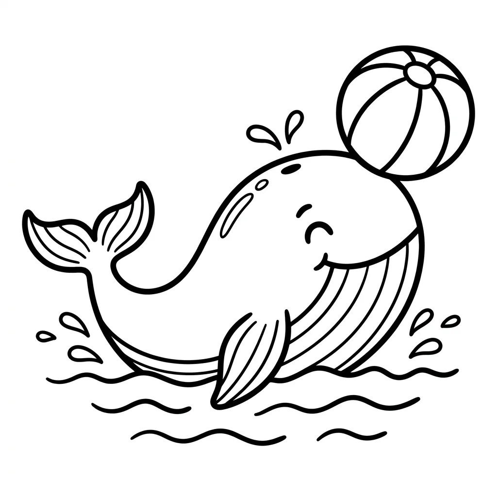 Walvis kleurplaat 8 Walvis kleurplaat